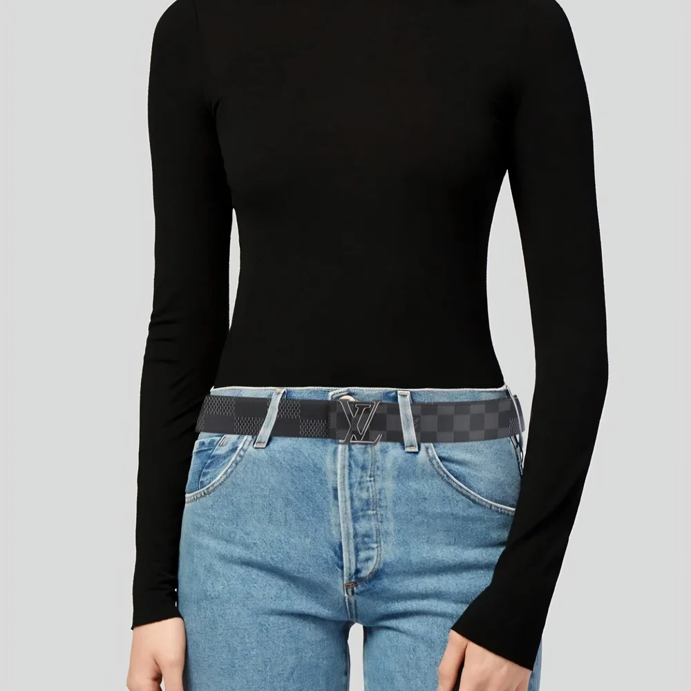 Louis Vuitton 3D Damier Infini recto 2023 Reversible LV Initiales 40MM 100/40 - Picture 7 of 8